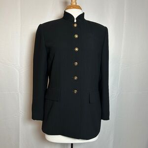BLACK LE SUIT JACKET AND SKIRT - 8